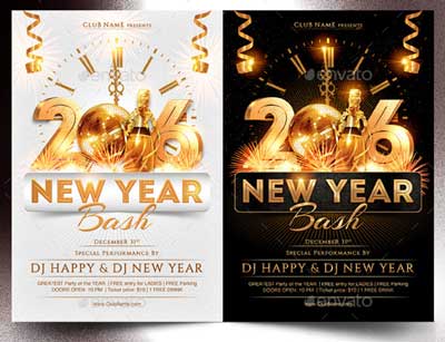 Top 30 New Year Flyer Templates Download Psd Flyer For Photoshop