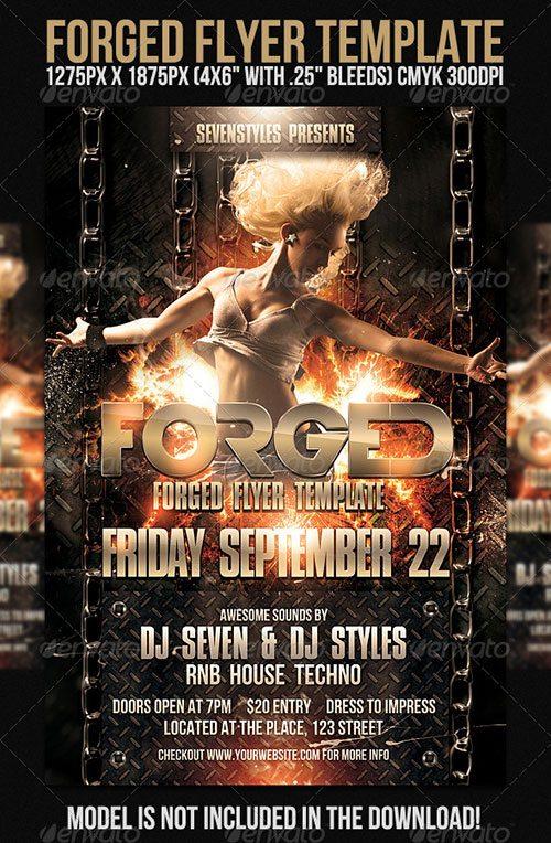 hot fire flyer poster template free club party psd flyer templates - free premium psd flyer templates to download
