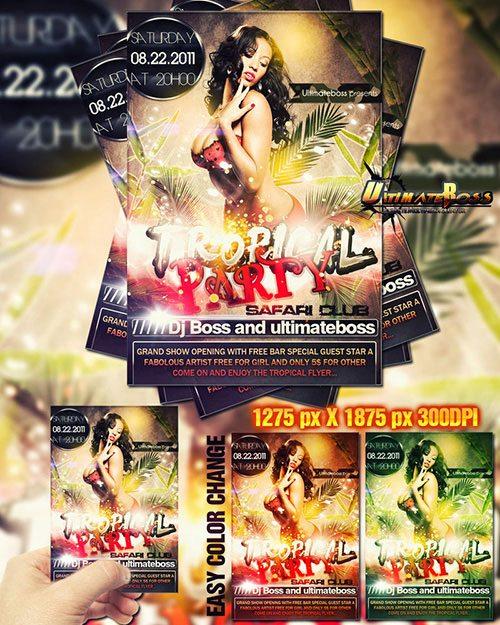 top 10 best free party psd flyer templates - free premium psd flyer templates to download