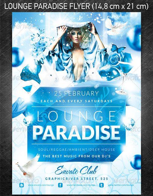 lounge chill area flyer poster template free club party psd flyer templates - free premium psd flyer templates to download