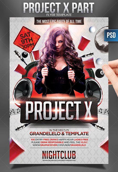 prom night graduation party club flyer poster template free club party psd flyer templates - free premium psd flyer templates to download