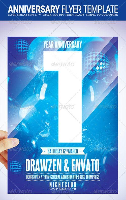 party club anniversary celebration birthday flyer poster template free club party psd flyer templates - free premium psd flyer templates to download