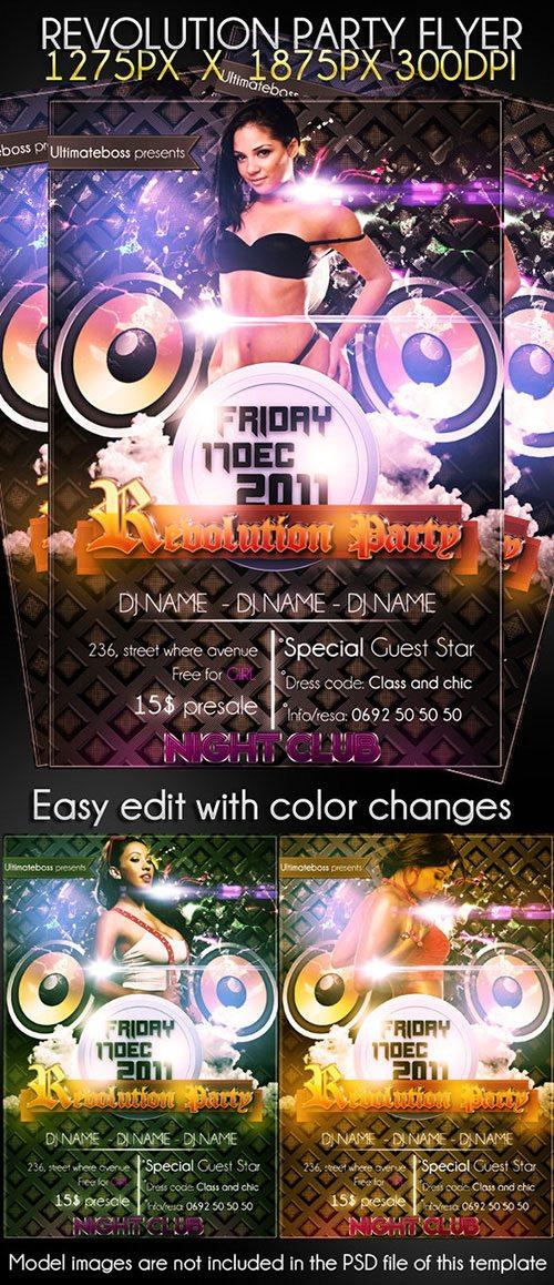 top 10 best free party psd flyer templates - free premium psd flyer templates to download