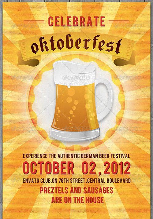 october fest oktoberfest promotion beer fest flyer poster template free club party psd flyer templates - free premium psd flyer templates to download
