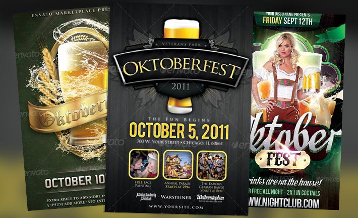 Top 10 Best Beer Fest PSD Flyer Templates