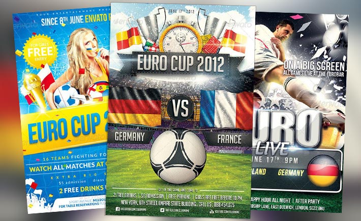 Top 10 Best Euro Soccer PSD Flyer Templates