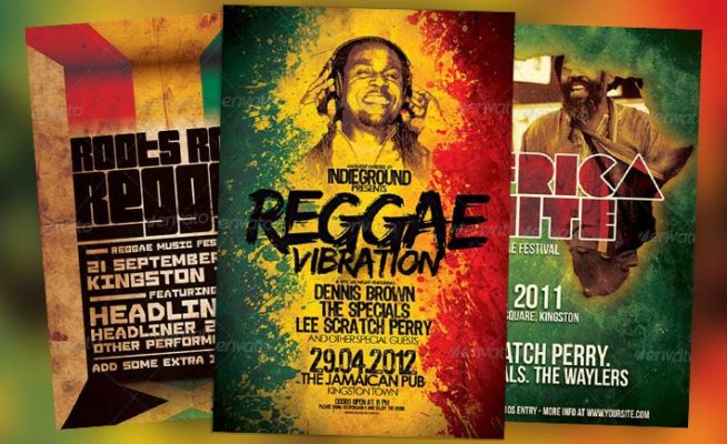Top 10 Best Reggae Dancehall PSD Flyer Templates for Photoshop