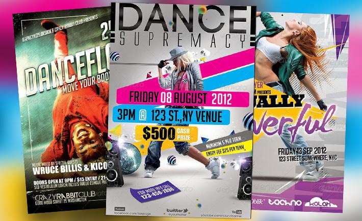 Top 10 Best Urban Dance PSD Flyer Templates