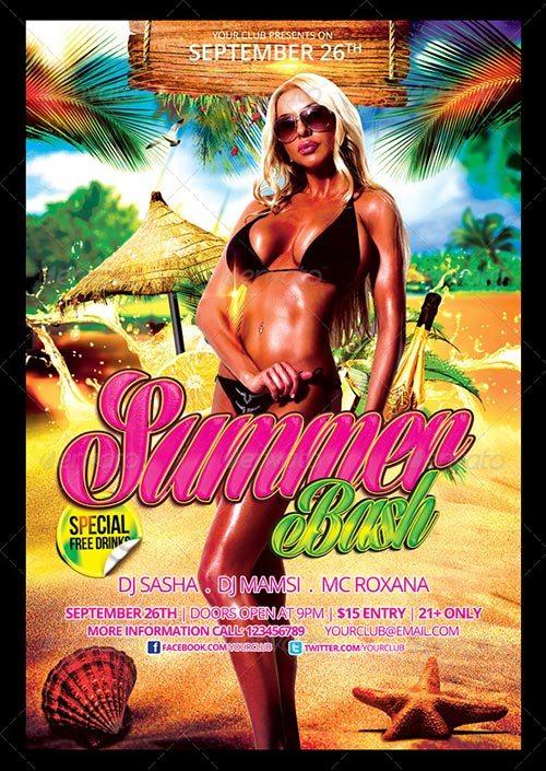 best of summer warm up spring party club flyer templates to download