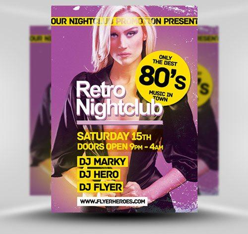 top 20 free party club nightclub night flyer templates for photoshop free to download at flyersonar