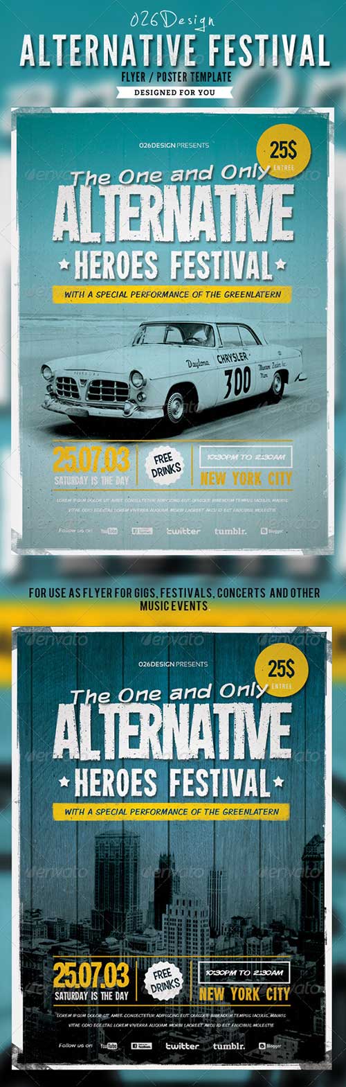 top 50 alternative indie rock top and new indie rock flyer templates psd download