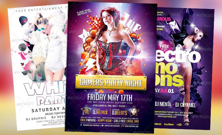 Great Top 35 Party and Club PSD Flyer Templates