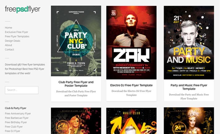 Download the best free DJ Flyer Templates