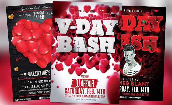 Top 10 Valentines Day Flyer Templates