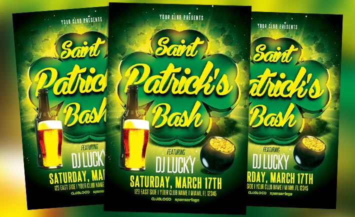 Featured Flyer: St. Patricks Day Bash Flyer Template