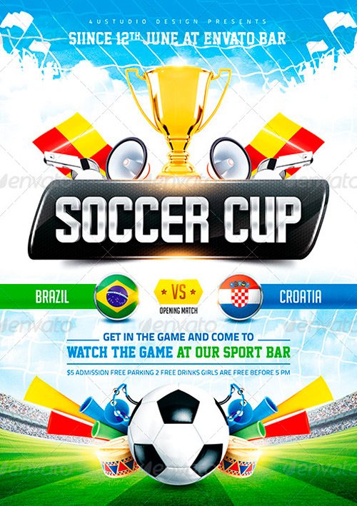 Soccer Cup 2014 poster