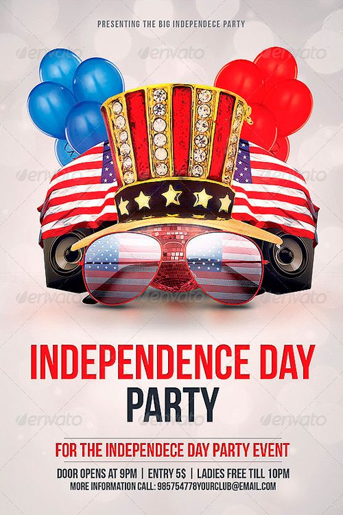 Independence day Party Flyer