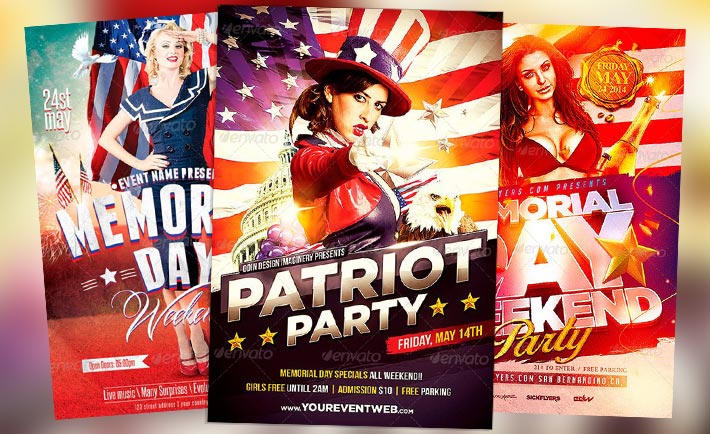 Best 10 Memorial Day Flyer Templates Collection