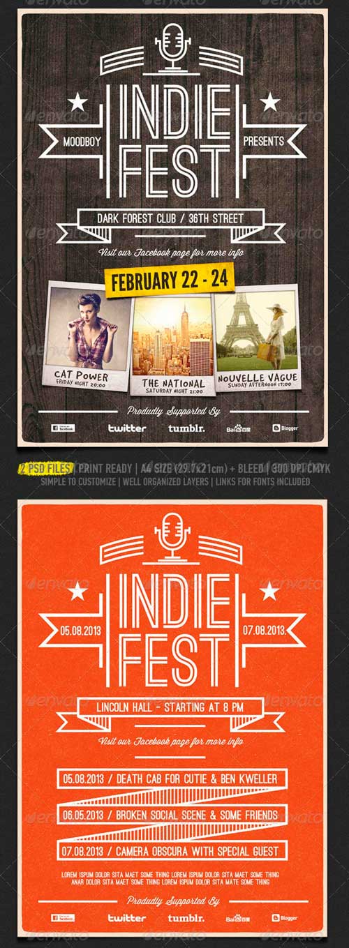 Indie Fest V.03 Flyer / Poster