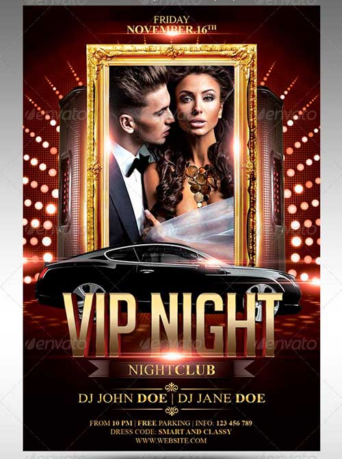 VIP Club Flyer
