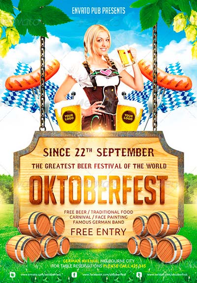Oktoberfest festival poster