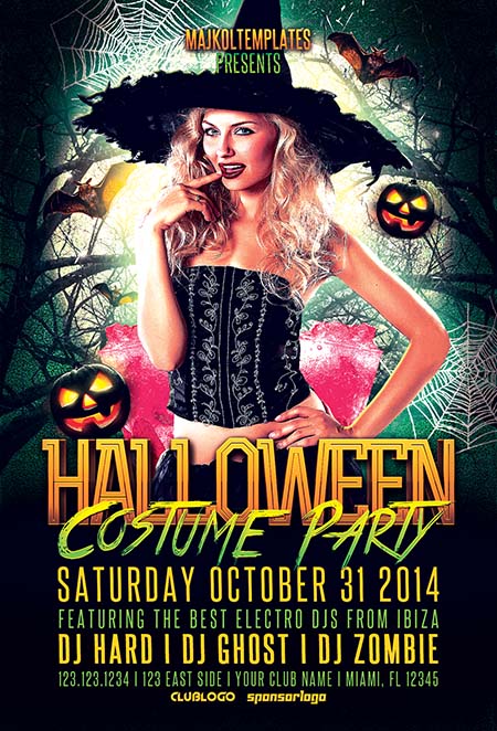 Halloween Costume Party Flyer