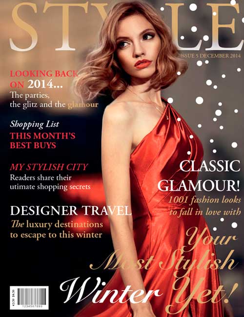 Design a Fashion Magazine Cover in Adobe InDesign