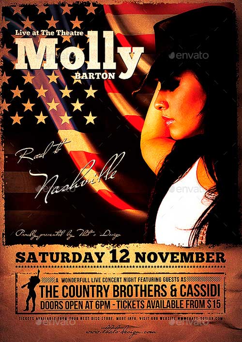 Country Live Flyer Template V2
