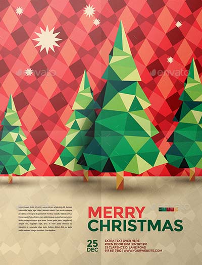 Cool Pattern Christmas Flyer