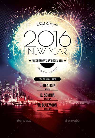 2016 New Year Flyer