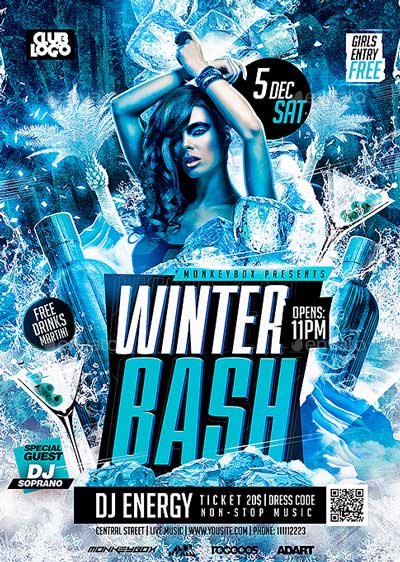 Flyer Winter Bash Party