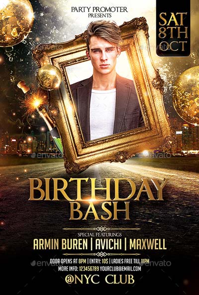 The Birthday Party Flyer Template
