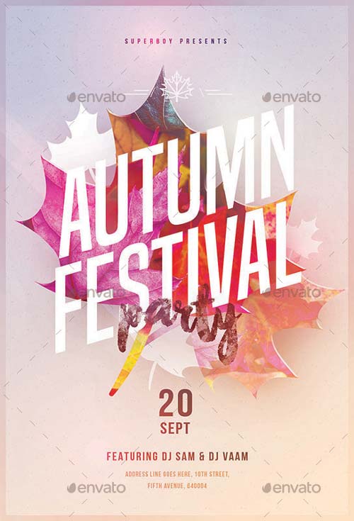 Autumn Festival Party Flyer