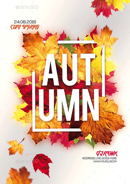 Autumn Party Flyer