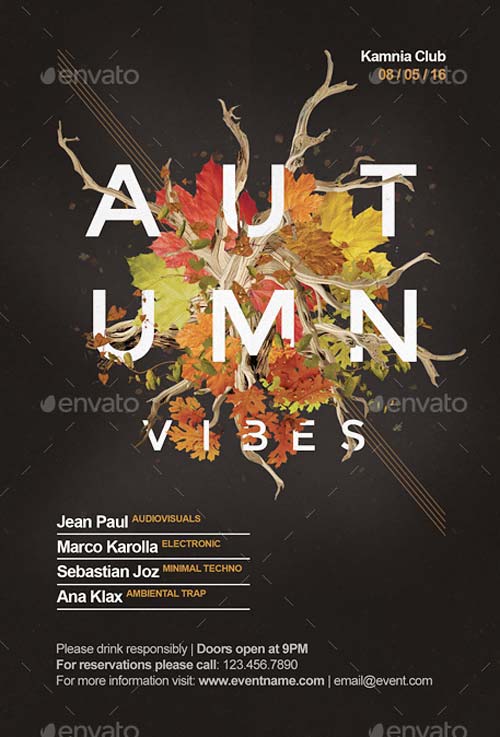 Autumn Vibes Flyer Template