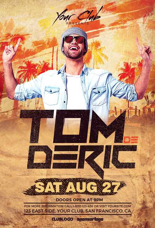 DJ Tom Party Flyer Template