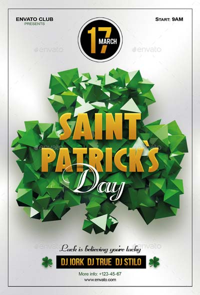 Saint Patrick`s Day Party Flyer