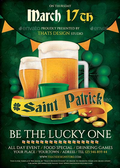 Saint Patricks Day Flyer Template V5