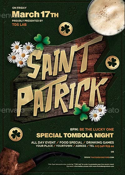 Saint Patricks Day Flyer Template V6