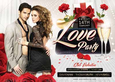 Love Party Flyer Template