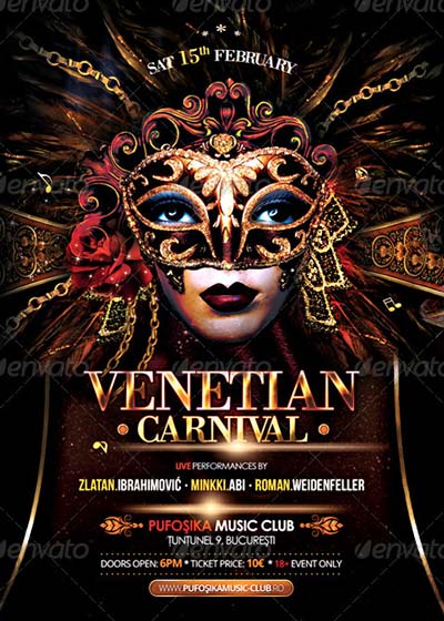 Venice Carnival Poster/Flyer