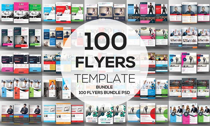 100 Business Flyers Bundle
