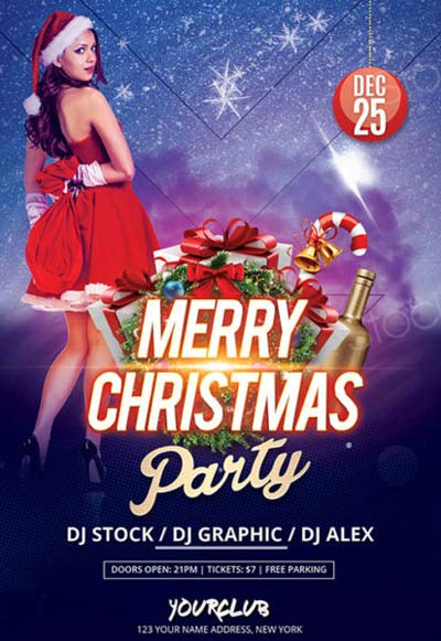 Christmas 2017 Free PSD Flyer Template