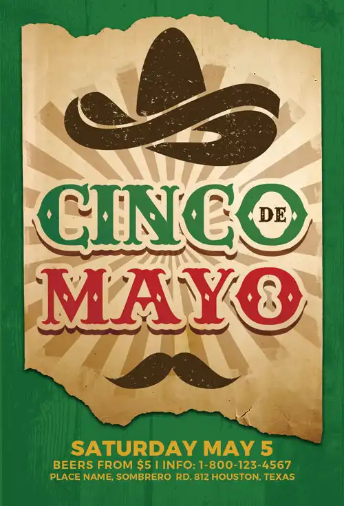 Free Cinco De Mayo Flyer Template