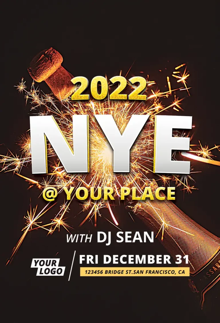 Free New Year 2021 Flyer Template
