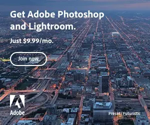 Adobe Photoshop and Lightroom Banner